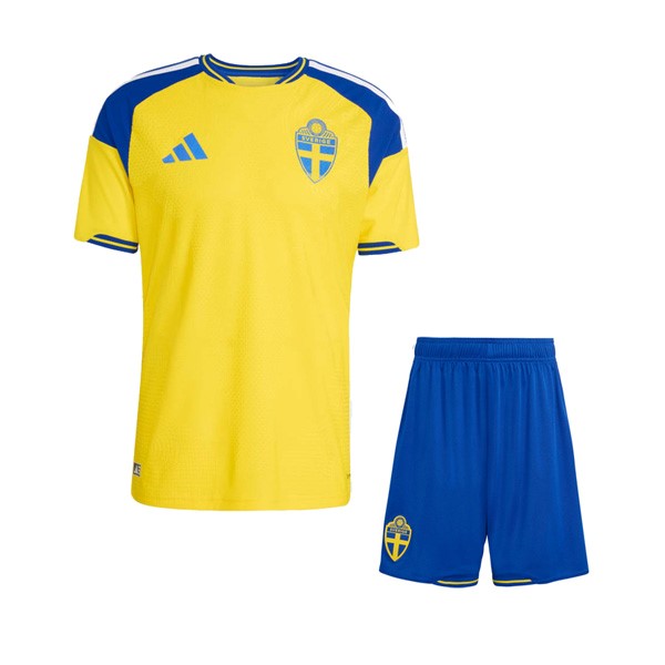 Camiseta Suecia 1ª Niño 2026